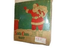 Ed&#39;s Variety Store Vintage 1950&#39;s Deluxe Santa Claus Suit Red - $49.49