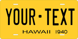 Hawaii 1940 License Plate Personalized Custom Auto Bike Motorcycle Moped Key Tag - $10.99+