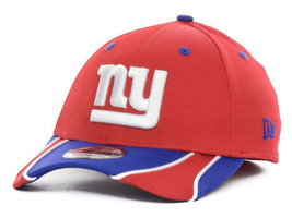 New York Giants New Era 39THIRTY Viza Slide NFL Team Logo Football Cap Hat - £19.14 GBP