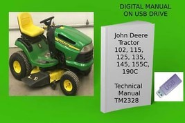 John Deere 100 Series Tractors Technical Manual TM2328 On USB Drive - £18.59 GBP