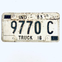1983 United States Indiana Decatur County Truck License Plate 9770 C - $225.96 MXN