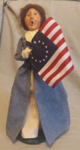 Byers Choice Carolers 2004  Betsy Ross American Flag Stars Stripes Old Glory - £58.83 GBP
