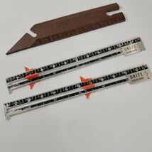 Vintage Dritz All Metal Measuring Sewing Gauge slide ruler &amp; button gaug... - $16.00