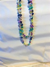 Vintage Colorful Beaded Necklace - £19.66 GBP