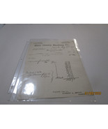 BLAIR COUNTY BANKING CO TYRONE PA  BANKING DOCUMENT TRANSACTION FEB 6 1884 - £36.14 GBP