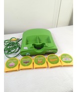 LeapFrog Click Start My First Computer Console green w/ 5 games cartridg... - £28.57 GBP