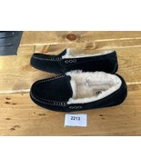 Women’s UGG Ansley Black Suede Slip-on Moccasins Slippers Shoes - Size US 7 - £69.62 GBP