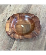 Vintage MCM Tiki Natural Woven Wood Cigarette Ashtray Man Cave Desk Tabl... - $15.72 CAD