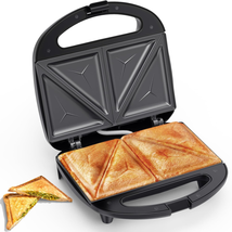 ABS07 Sandwich Maker with Triangle Plates, 2 Slice Non-Stick Grilled Che... - $26.61