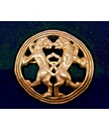 Vintage Metropolitan Museum of Art Persian Roaring Heraldic Lion Brooch Pin - £49.77 GBP