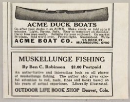 1930 Print Ad Acme Duck Fold Up Boats Made in Miamisburg,Ohio - £7.51 GBP