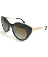 Morgenthal Frederics Sunglasses 041 GISELE Black Gold Round Frames w Pur... - £48.55 GBP