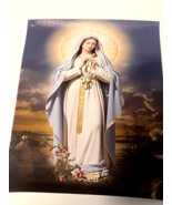 Blessed Virgin Mary Unframed Canvas, 10&quot; x 8&quot; New #Gftshp - $146.13 MXN