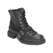 Mens Karl Lagerfeld Paris Belted Leather Hiker Boots 9 - £231.31 GBP