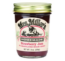 Mrs. Miller&#39;s Sugarless Jam Variety 3-Pack: Strawberry, Red Raspberry, P... - £22.11 GBP