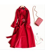 Double-breasted waist slimming coat - £23.96 GBP