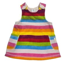 The Childrens Place Baby Girl Fleece Striped Jumper Dress 0-3 Months Rai... - $15.84