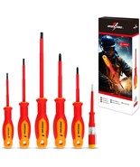 Insulated Screwdriver Set For Electrician：6 Piece Professional 1000V Mag... - €34,41 EUR
