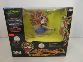 WORLD TECH TOYS ED HARDY INDOOR FLYING HELICOPTER BATTERY OPER NEW IN BOX - $19.48