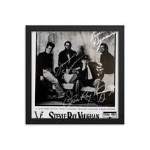 Stevie Ray Vaughan and Double Trouble signed promo photo Reprint - £66.49 GBP