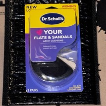 Dr. Scholl’S Stylish Step Hidden Arch Support for Flats, 3 Pair New Sealed - $18.80