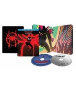 SPIDERMAN INTO THE SPIDERVERSE BLU RAY + DVD + DIGITAL STEELBOOK NEW - £114.38 GBP