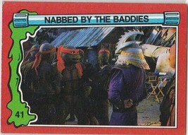 N) 1991 Topps - Teenage Mutant Ninja Turtles 2 - Movie Trading Card - #41 - £1.55 GBP