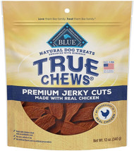 True Chews Blue Buffalo Premium Jerky Cuts with Real Chicken 12 oz True Chews Bl - £34.71 GBP