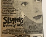 Slums Of Beverly Hills Vintage Movie  Print Ad Marisa Tomei Alan Arkin T... - £4.66 GBP