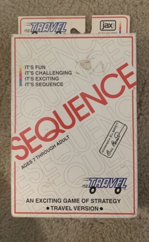 TRAVEL SEQUENCE BY JAX AN EXCITING GAME OF STRATEGY Game Never Played - $19.35