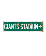 Retro Giants Stadium Road Metal Sign - £21.68 GBP