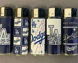 Los Angeles Dodgers LA Baseball LogoTheme Set of 5 Cigarette Lighters  - £12.62 GBP