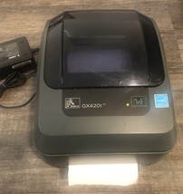 Zebra GX420t Desktop Direct /Thermal Transfer Printer Power Cord Ink Pap... - $97.02