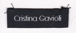 Cristina Gavioli fabric label 5.3 x 1.7 cm Carpi Modena Giuseppe Bertani-
sho... - £5.44 GBP