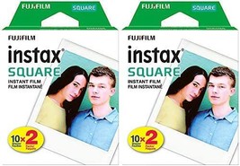 Fujifilm Square Twin Pack Film, 20 Exposures (2 Boxes) - $60.99