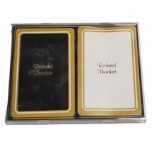 Vtg Playing Cards in Case Embossed Gemaco Double Deck 54 cards each Estate Find - £7.14 GBP