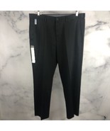 Men&#39;s Haggar Clothing Pro Men’s Straight Fit Black Dress Pants Size 38x29 - $612.61 MXN