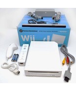 Nintendo Wii System Bundle Family Console Plays Super Mario Kids GameCub... - £92.49 GBP