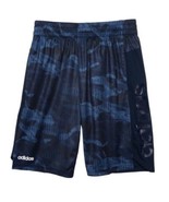Adidas Shorts Boys Large 14/16 Navy Blue Climate AH5491 Jersey Spell Out - £18.16 GBP