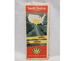 1952 South Central States AAA American Automobile Association Travel Map - $23.75