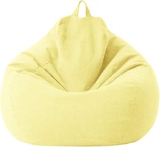 Classic N/C Sofa Chairs Lazy Lounger Bean Bag Cover For Living Room, 100120Cm). - £37.10 GBP