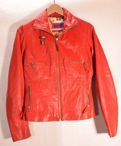 Bod &amp; Christensen Jacket Multi Zip Leather Red S - £115.98 GBP