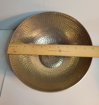 Hammered Metal 10" Serving Bowl image 5