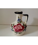 1930s Planter Open Back Hand Painted Long Neck Handled Asian VASE Jug Si... - $13.92 CAD