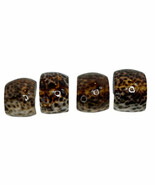 Shell Napkin Rings Natural Sea Shell Tiger Leopard Cowrie Napkin Lot Of 4 - $8.20