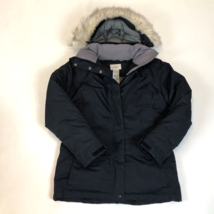 LL Bean Womens Black Baxter State Parka 650 Down Hooded Puffer Jacket Si... - £79.11 GBP