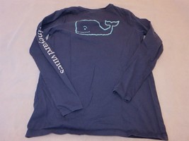 Vineyard vines youth large long sleeve whale shirt Navy EUC - £9.65 GBP