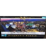 Buffalo Las Vegas Nevada 750 Piece Panoramic Puzzle City 3’ Wide 38” X 11” - £9.73 GBP