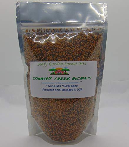 6 oz Leafy Garden Sprouting Mix- Perfect Mix of Clover, Arugula, Radish and Fenu