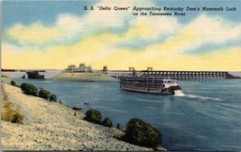 S.S. Delta Queen Boat Postcard. Approaching the Kentucky Dam&#39;s Mammoth - £7.70 GBP